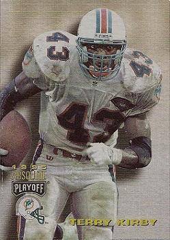 1995 Playoff Absolute #63 Terry Kirby Front