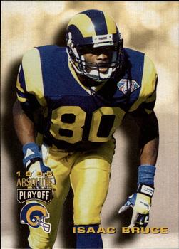 1995 Playoff Absolute #74 Isaac Bruce Front
