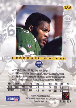 1995 Playoff Absolute #135 Herschel Walker Back