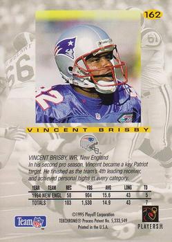 1995 Playoff Absolute #162 Vincent Brisby Back