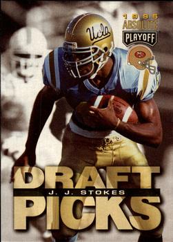 1995 Playoff Absolute #189 J.J. Stokes Front