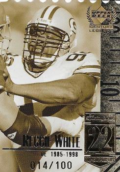 1999 Upper Deck Century Legends - Century Collection #22 Reggie White Front