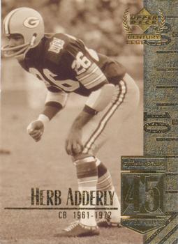 1999 Upper Deck Century Legends - Century Collection #45 Herb Adderley Front