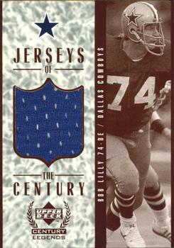 1999 Upper Deck Century Legends - Jerseys of the Century #GJ8 Bob Lilly Front