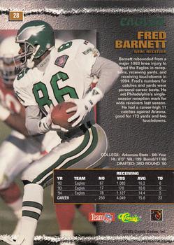 1995 Pro Line #28 Fred Barnett Back