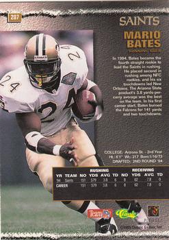 1995 Pro Line #207 Mario Bates Back