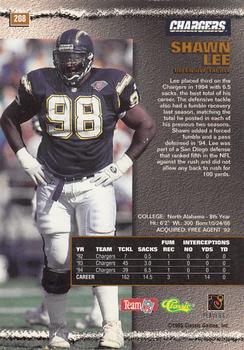 1995 Pro Line #208 Shawn Lee Back