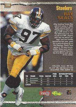 1995 Pro Line #220 Ray Seals Back