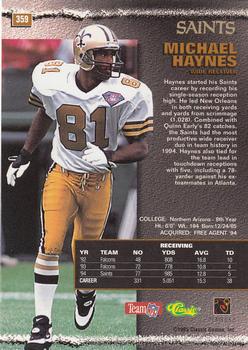 1995 Pro Line #359 Michael Haynes Back
