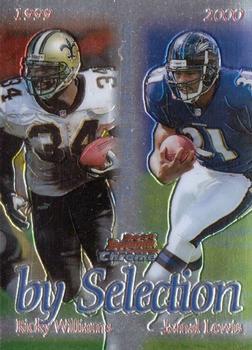 2000 Bowman Chrome - By Selection #B3 Ricky Williams / Jamal Lewis Front