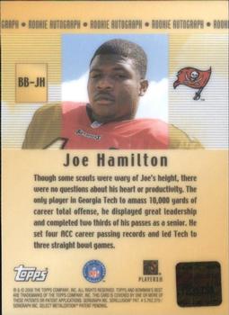 2000 Bowman's Best - Autographs #BB-JH Joe Hamilton Back