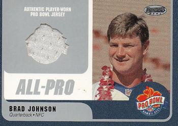 2000 Bowman's Best - Pro Bowl Jerseys #BJ-QB Brad Johnson Front