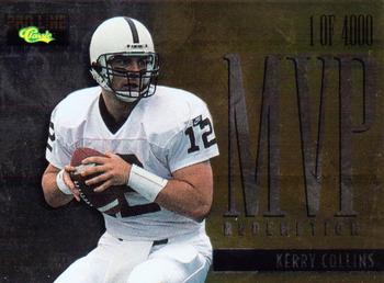 1995 Pro Line - MVP Redemptions (PR4000) #MVP 5 Kerry Collins Front