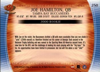 2000 Collector's Edge Masters - Retail #250 Joe Hamilton Back
