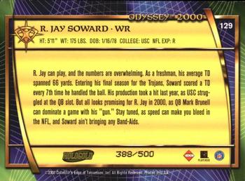 2000 Collector's Edge Odyssey - HoloGold Rookies #129 R.Jay Soward Back