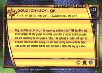 2000 Collector's Edge Odyssey - Retail #102 Doug Johnson Back