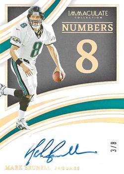 2022 Panini Immaculate Collection - Immaculate Numbers Signatures #NSI-MBR Mark Brunell Front
