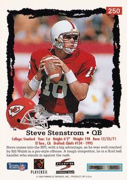 1995 Score #250 Steve Stenstrom Back