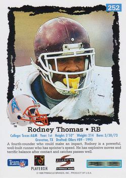 1995 Score #252 Rodney Thomas Back