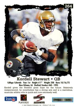1995 Score #264 Kordell Stewart Back