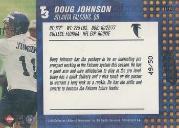 2000 Collector's Edge T3 - HoloRed #152 Doug Johnson Back