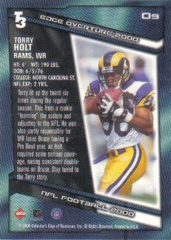 2000 Collector's Edge T3 - Overture #O9 Torry Holt Back