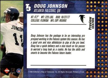 2000 Collector's Edge T3 - Previews #DJ Doug Johnson Back