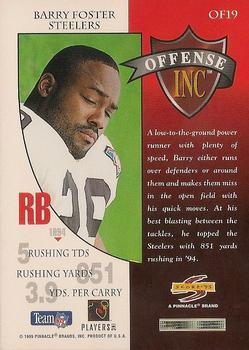 1995 Score - Offense Inc #OF19 Barry Foster Back