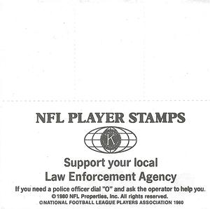 1980 Denver Broncos NFL Player Stamps ##NNO Claude Minor / Randy Gradishar Back