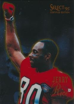 1995 Select Certified #49 Jerry Rice Front