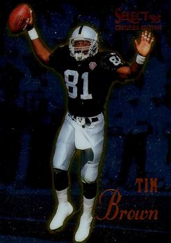 1995 Select Certified #18 Tim Brown Front