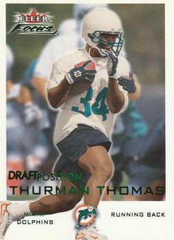 2000 Fleer Focus - Draft Position #18 Thurman Thomas Front