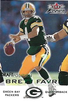 2000 Fleer Focus - Draft Position #64 Brett Favre Front