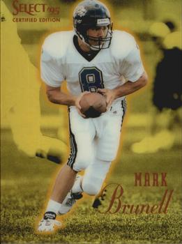 1995 Select Certified - Mirror Gold #65 Mark Brunell Front
