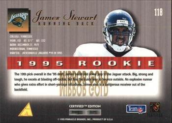 1995 Select Certified - Mirror Gold #118 James Stewart Back