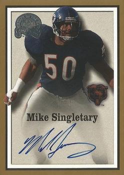 2000 Fleer Greats of the Game - Gold Border Autographs #NNO Mike Singletary Front