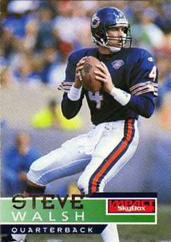 1995 SkyBox Impact #24 Steve Walsh Front
