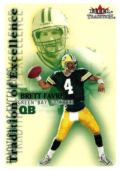 2000 Fleer Tradition - Tradition of Excellence #1 TE Brett Favre Front