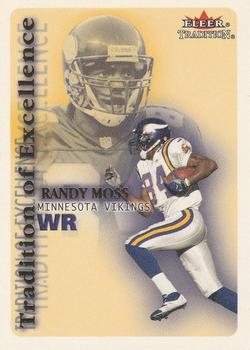 2000 Fleer Tradition - Tradition of Excellence #2 TE Randy Moss Front
