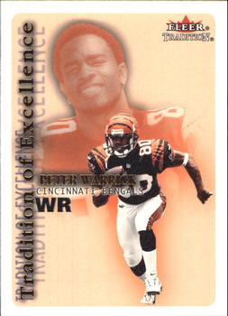 2000 Fleer Tradition - Tradition of Excellence #4 TE Peter Warrick Front