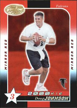 2000 Leaf Certified - Mirror Red #154 Doug Johnson Front