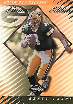 2000 Leaf Limited - Limited Edition #168 Brett Favre Front