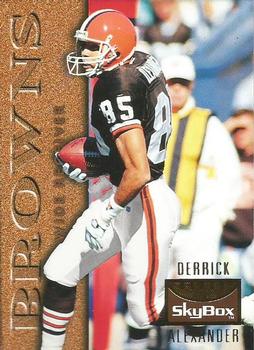 1995 SkyBox Premium #27 Derrick Alexander Front