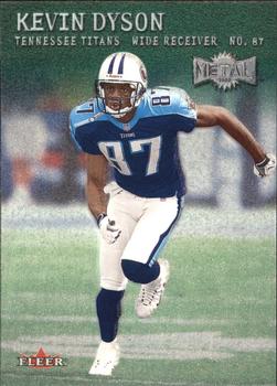 2000 Metal - Emerald #52 Kevin Dyson Front