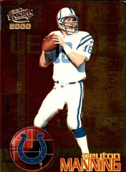 2000 Pacific - AFC Leaders #5 Peyton Manning Front