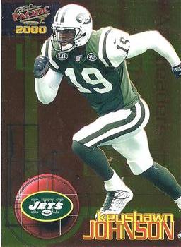 2000 Pacific - AFC Leaders #9 Keyshawn Johnson Front