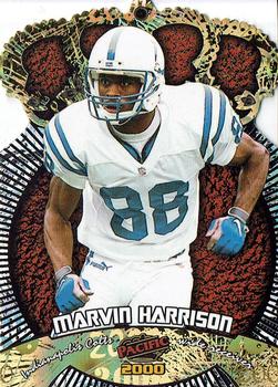 2000 Pacific - Gold Crown Die Cuts #9 Marvin Harrison Front