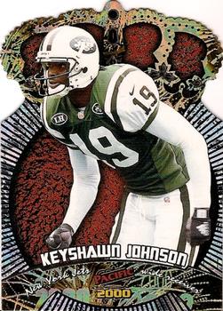 2000 Pacific - Gold Crown Die Cuts #18 Keyshawn Johnson Front