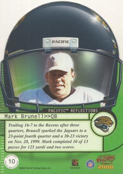 2000 Pacific - Reflections #10 Mark Brunell Back