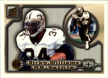 2000 Pacific Aurora - Premiere Date Pinstripes #91 Ricky Williams Front